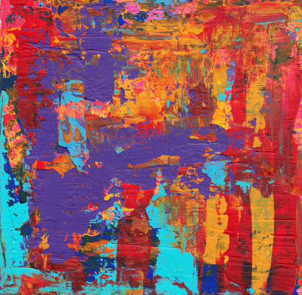 istock Abstract colorful painting 895766160