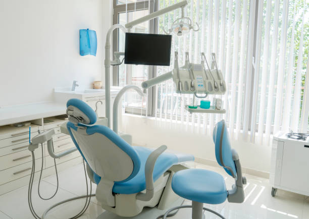 치과 - dentist office dentists chair chair nobody 뉴스 사진 이미지