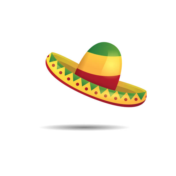 istock Vector isolated cartoon mexican sombrero hat for decoration. Concept of Happy Cinco De Mayo. 895802442