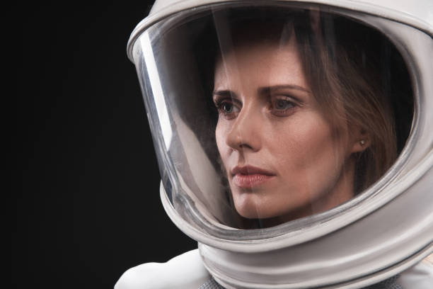 istock Skilled female astronaut is feeling sadness 895804902