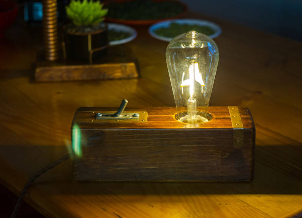 istock Light fixture handmade in vintage style 895808360