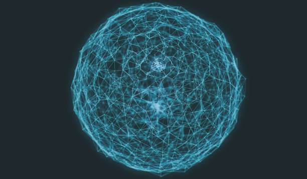 istock Electric plexus modern cold blue futuristic virtual technology background, Telecomunications concept, Network net digitally generated image. 895816092