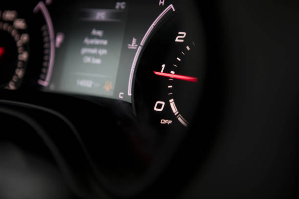istock Detail Of Car Speedometer 895816110