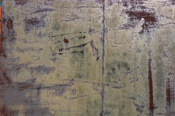 istock Texture of old shabby rusty metal surface. 895829360