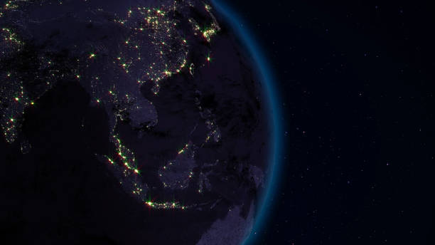 istock 3D rendering planet Earth from space against the background of the star sky 895850914