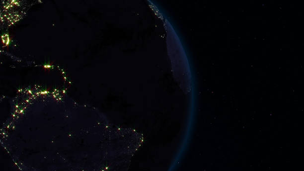 istock 3D rendering planet Earth from space against the background of the star sky 895853418