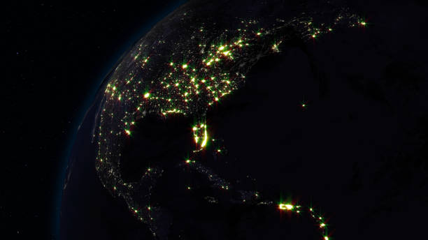 istock 3D rendering planet Earth from space against the background of the star sky 895853500