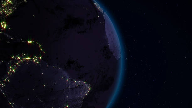 istock 3D rendering planet Earth from space against the background of the star sky 895856600