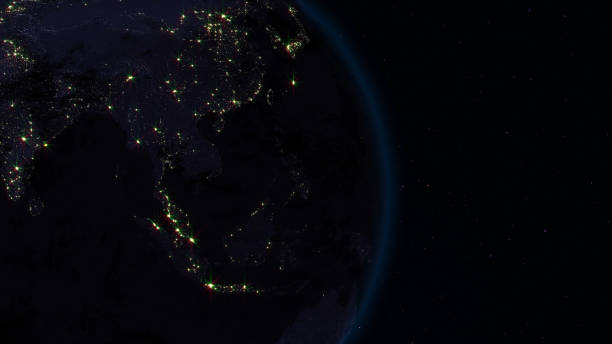 istock 3D rendering planet Earth from space against the background of the star sky 895856792
