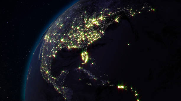 istock 3D rendering planet Earth from space against the background of the star sky 895856872