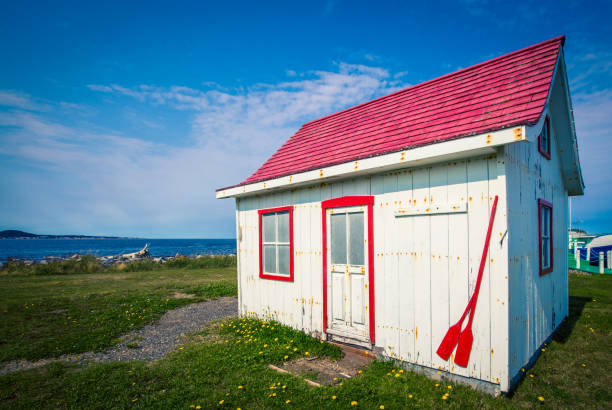 istock fishing shack in Quebec 895877554