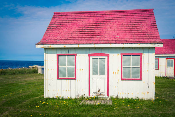 istock fishing shack in Quebec 895877564