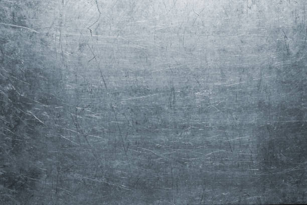 istock Old iron texture, metal background deformed and twisted 895881898