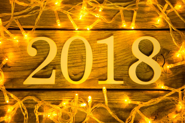 istock New Year 2018 with White Numbers 895925612