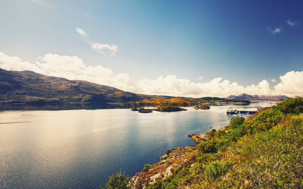 loch achtriochtan, glencoe, szkocja, wielka brytania - loch assynt obrazy zdjęcia i obrazy z banku zdjęć