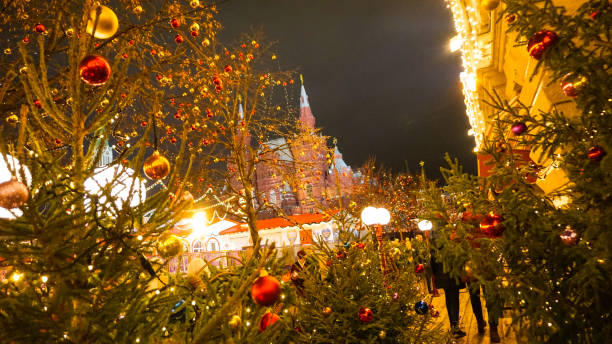 istock Christmas season in Russia Moscow 895957764