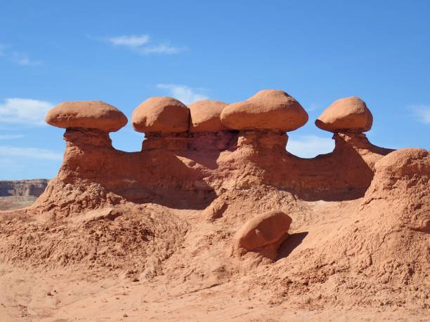 park stanowy doliny goblinów - goblin valley state park zdjęcia i obrazy z banku zdj�ęć