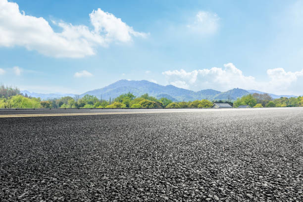 istock asphalt highway and mountain nature landscape under blue sky 895994200