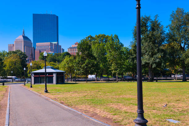 istock Boston USA Public Garden 895997222