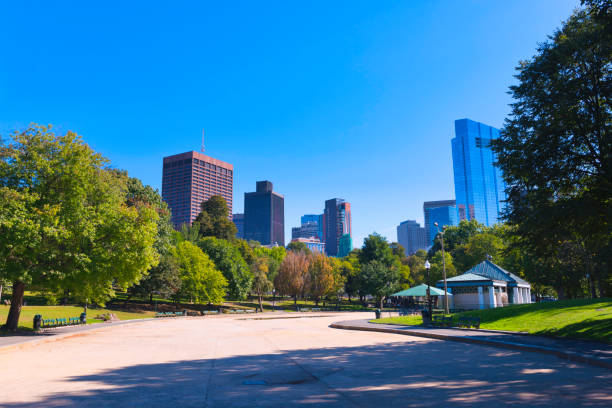 istock Boston USA Public Garden 895997258