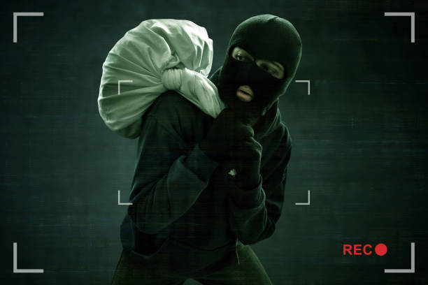 istock Masked thief caught on security cameras 896016620
