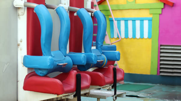 istock Safety belt for amusement rides 896024326