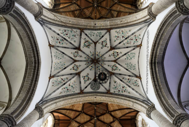 istock Ceiling of church 896029190