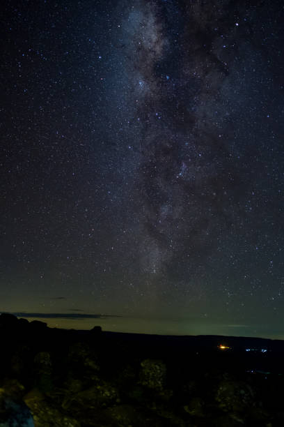 istock milky way galaxy, Long exposure photograph, with grain. 896032040