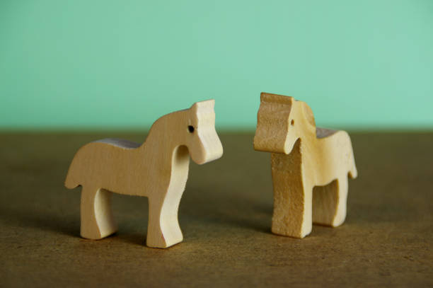 istock Wooden horse 896032278