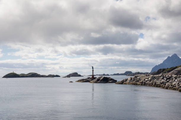 istock rack for drying the stockfish at Lofoten 896032378