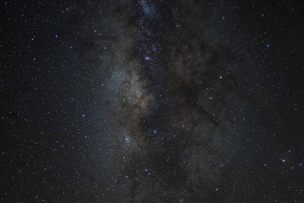 istock milky way galaxy, Long exposure photograph, with grain. 896032678