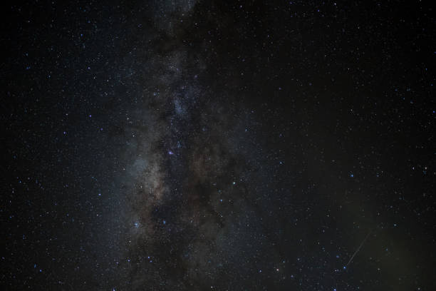 istock milky way galaxy, Long exposure photograph, with grain. 896039904