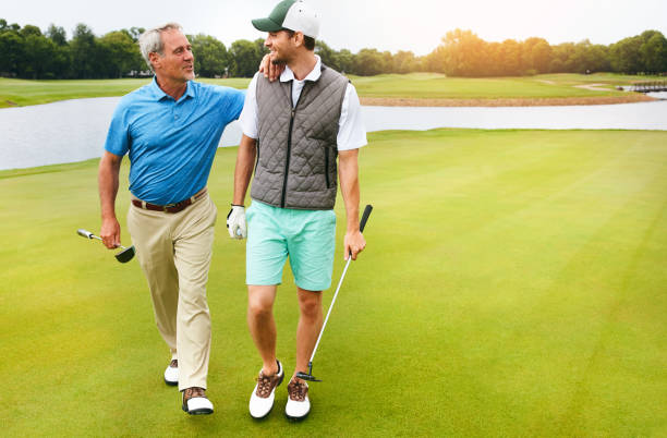 istock You made me a proud father out on the course 896049714
