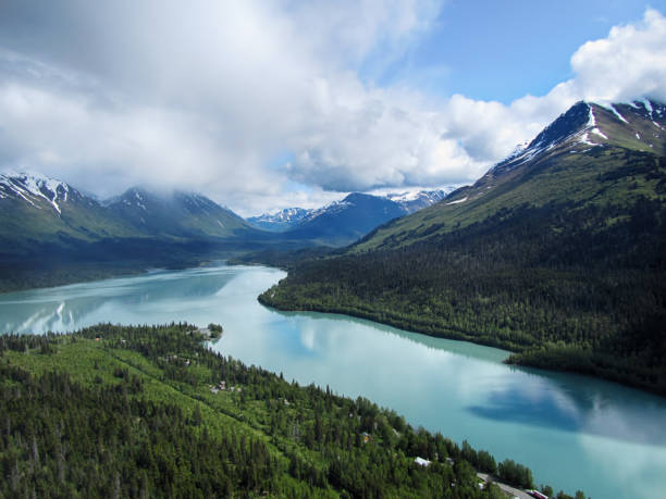 paysage de l'alaska - scenics denali national park alaska usa photos et images de collection