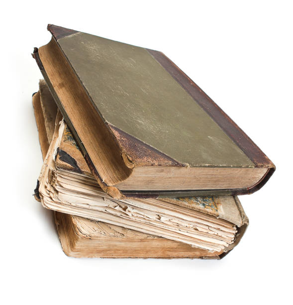 istock An old book with a crumpled sheet 896062532