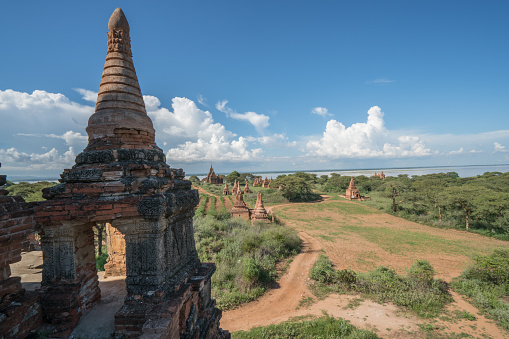Buddhist ruins of Thailand in Ayutthaya