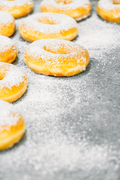 istock Sweet dessert with many donut 896120338