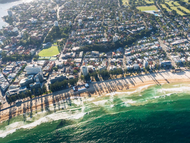 istock aerial view of beach, Sydney 896154054