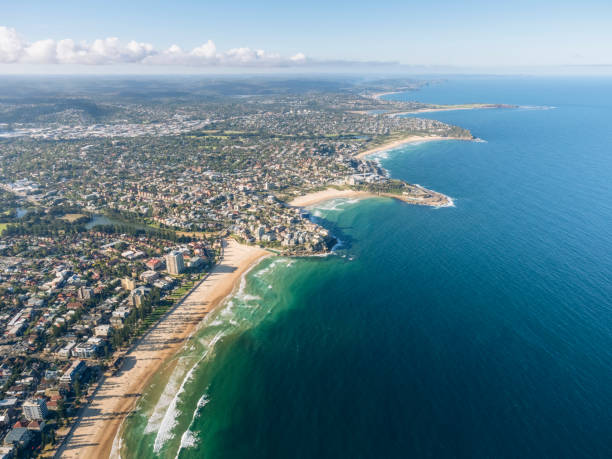 istock aerial view of beach, Sydney 896154064
