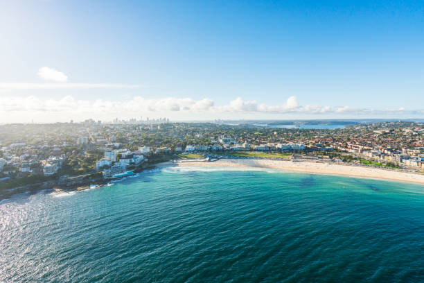 Bondi Beach, vista aerea. Sydney - foto stock