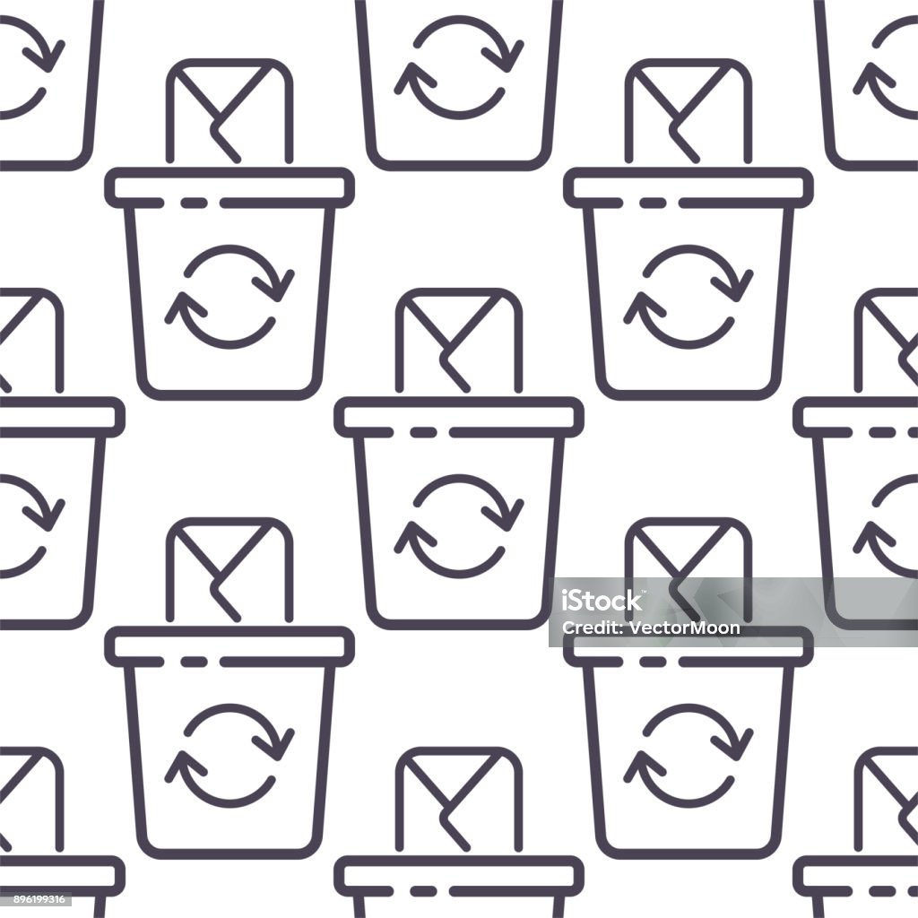 Trash Box Lettering Garbage Trash Bin Flat Vector Mail Box Letter Deleted Isolated On White ...