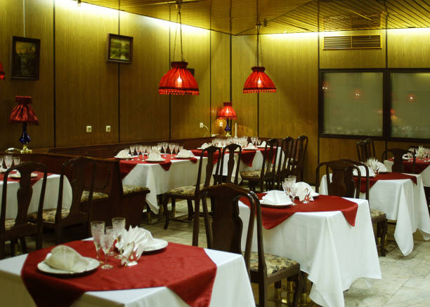 istock interior of the restaurant 896211802