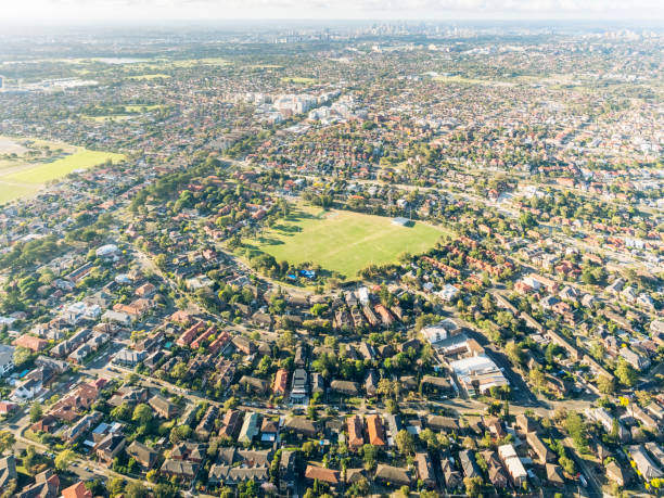 istock Aerial view, Rosebery, Sydney 896217366
