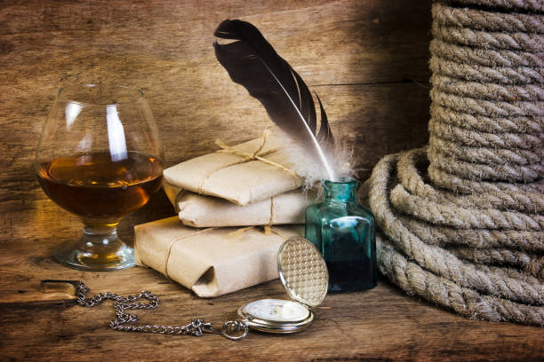 istock A glass of wine with postal supplies 896235072
