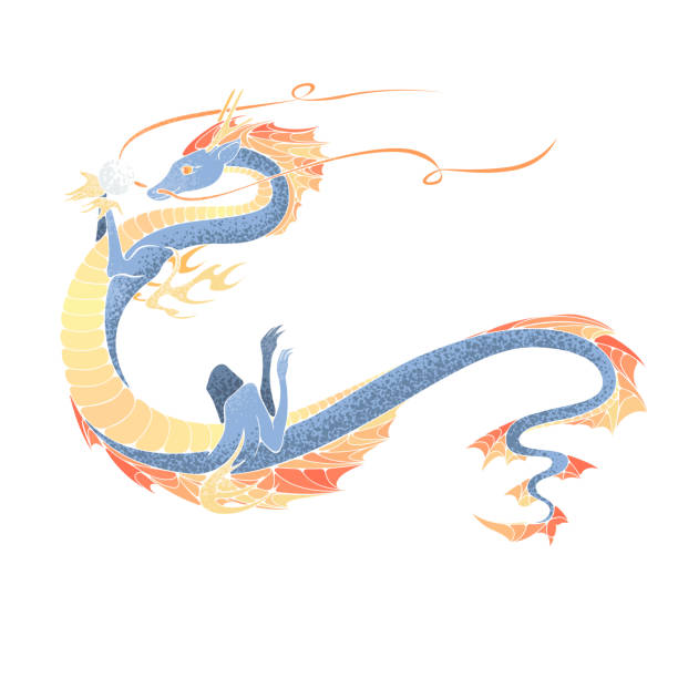 istock Asian dragon. Symbol of the 2024 year. 896241300
