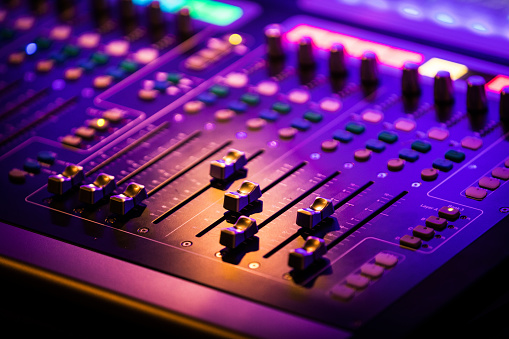 Digital sound mixing console
