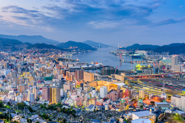 istock Nagasaki, Japan Skyline 896250974