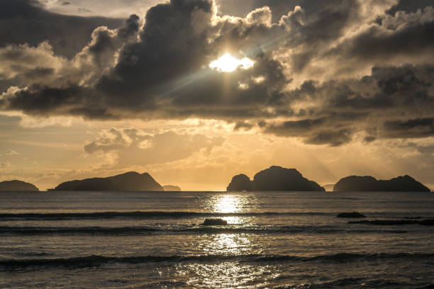 istock Beautiful sunset  in El Nido, Palawan island, Philippines 896259164