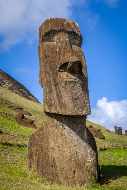 istock Moais statues on Rano Raraku volcano, easter island 896259460
