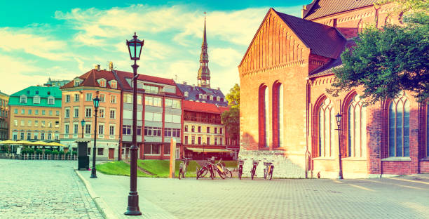 istock View on medieval Dome square and cathedra in Old Riga,Latvia 896259934